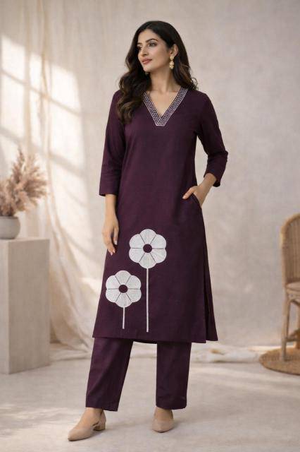 Valerius pattern coord set Kurti factory in Kolkata